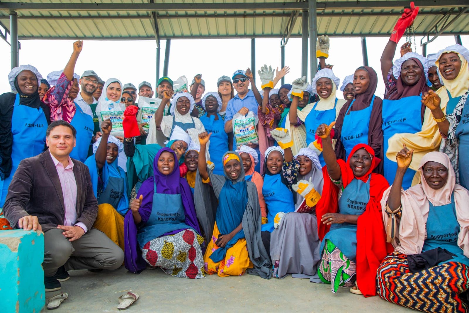 Lives and Livelihoods Fund delegation with Latitude Space Africa crew during a field visit in Kano